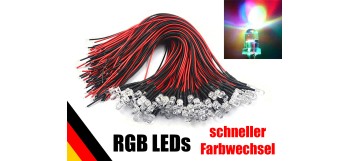 RGB LEDs 3mm 9-12V...